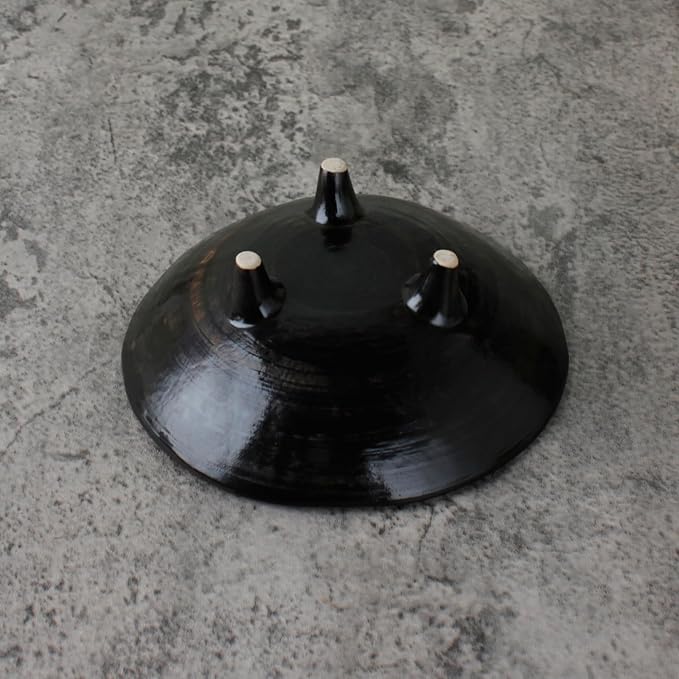 Wabi Sabi Footed Decorative Bowl, Vintage Rustic Boho Shelf Table Decor - Image 5