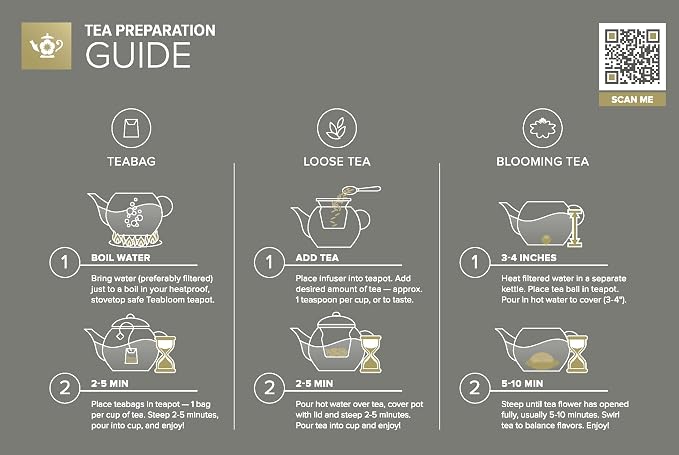 Teabloom Stovetop & Microwave Safe Glass Teapot - Image 5