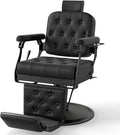 Artist hand Barber Chair Salon Chair Hair Stylist, Hydraulic Barber Chair Heavy Duty, Styling Chairs for Beauty Barbershop, Recline Salon Chair for Hair Stylist