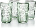 Bormioli Rocco Romantic Set Of 4 Cooler Glasses, 16 Oz. Colored Crystal Glass by Bormioli+Rocco