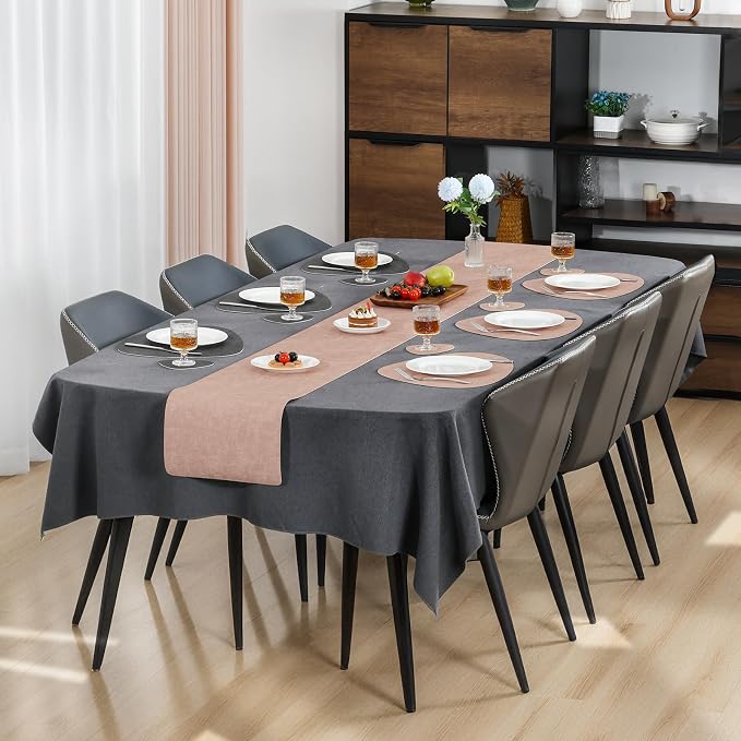 Faux Leather Placemats Set of 4, Dual Sided - Image 6