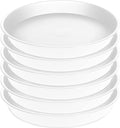 6 Pack of 8 inch Plant Saucer, Heavy Duty Plastic Plant Drip Trays 8" Round by Bleuhome