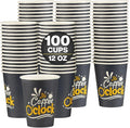 Disposable Coffee Cups, To Go Paper Hot Cups, Coffee O'Clock Design by SMYGOODS