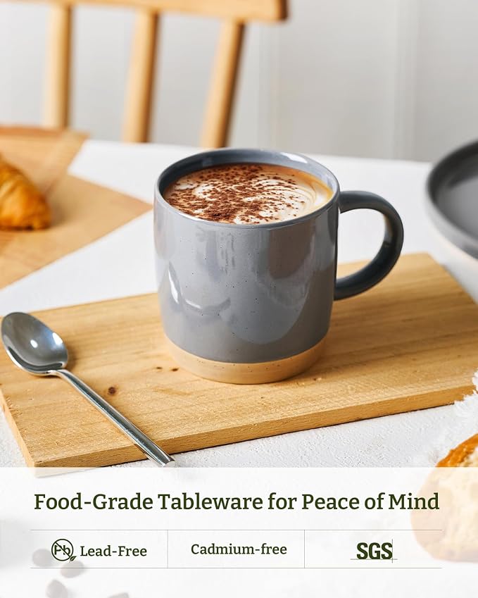 famiware Coffee Mugs for 4, 13 oz Mug Set, Drinking Cup - Image 3