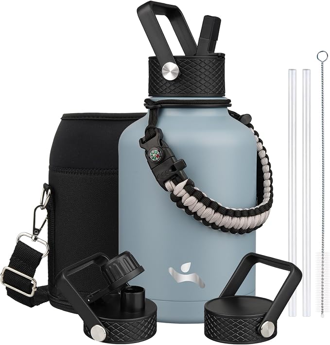 Konokyo 50 oz Insulated Stainless Steel Water Bottle Jug by Konokyo