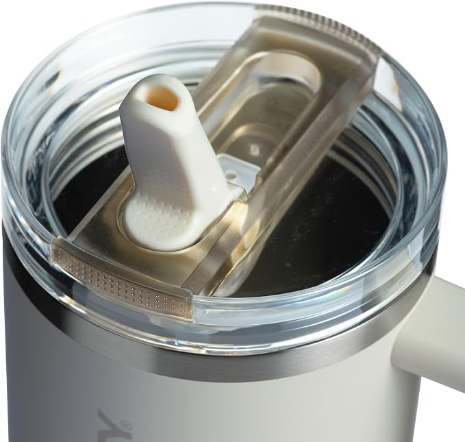 STANLEY Quencher ProTour Flipstraw Tumbler, 40 oz, Cream | Built-In Straw & - Image 2