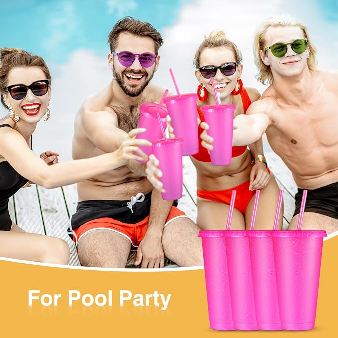 Amyhill 12 Pcs Reusable Glitter Cups - Image 6