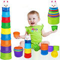 WEEJOYGAM Baby Stacking Cups, Nesting Stacking Toys by WEEJOYGAM