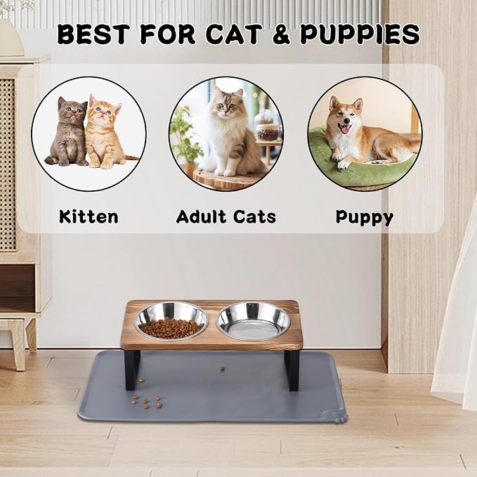 Upgraded Elevated Cat Bowls - Image 6