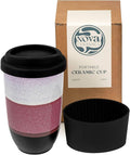NOVA CERAMICS Coffee Travel Mug – Reusable Coffee Cup – Microwave & Dishwasher by NovaCeramics