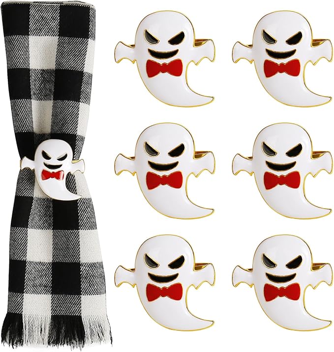 wonlex Halloween Napkin Rings Set of 6 by wonlex