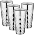 Beasea Stainless Steel Cups 19 oz, 4 Pack Large 18.6oz 550ml Stainless Steel by Beasea