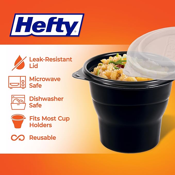 Hefty Multi-Purpose Cups, Reusable Containers - Image 4