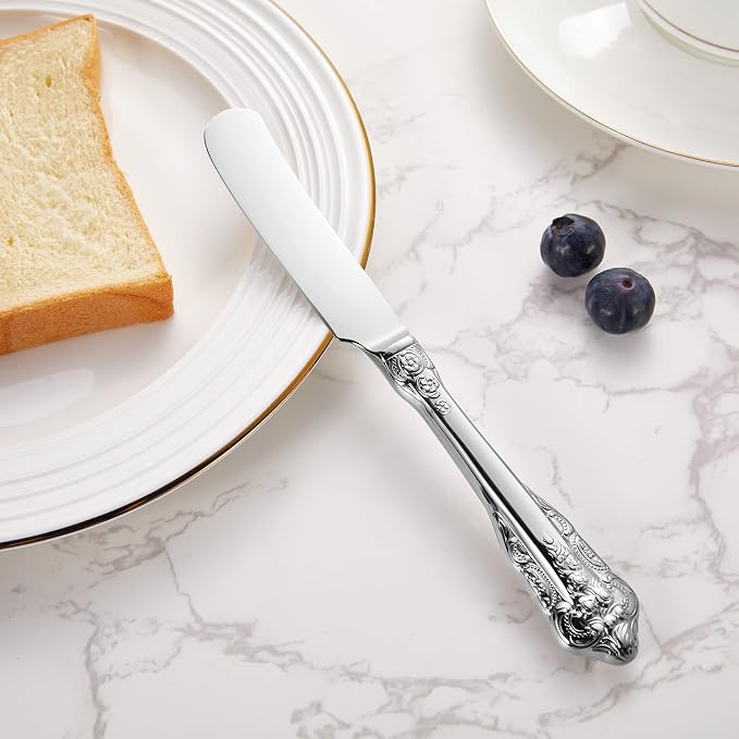 Gorgeous 4-Piece 6.9-Inch 18/10 Stainless Steel Butter Spreader Set | Butter - Image 4