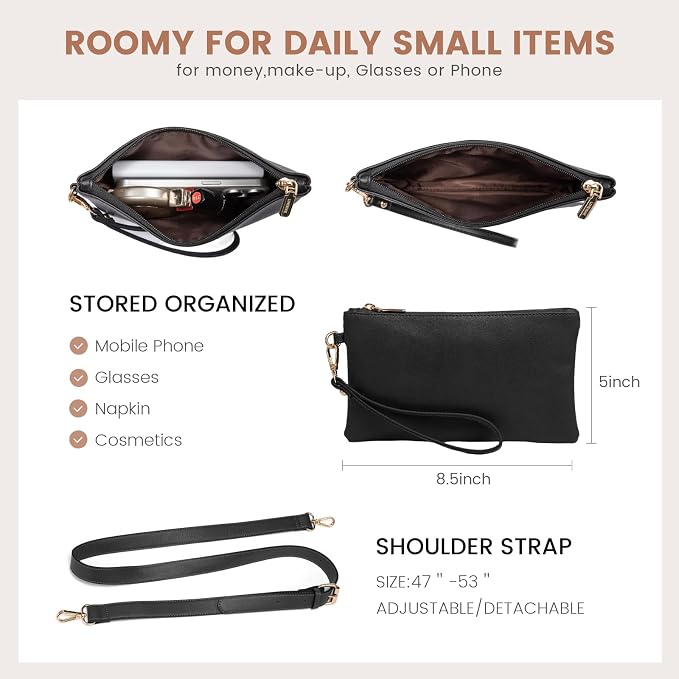 LOVEVOOK Laptop Bag for Women, 15.6 lnch Waterproof Lightweight Leather Tote Bag - Image 8
