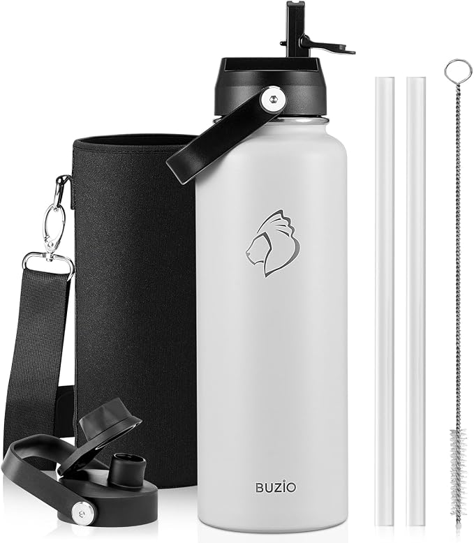 BUZIO Triple Wall Vacuum Water Bottle by BUZIO