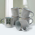 MONITO Coffee Mugs Set of 6, 16 oz Mugs Set, Ceramic Coffee Cups by MONITO