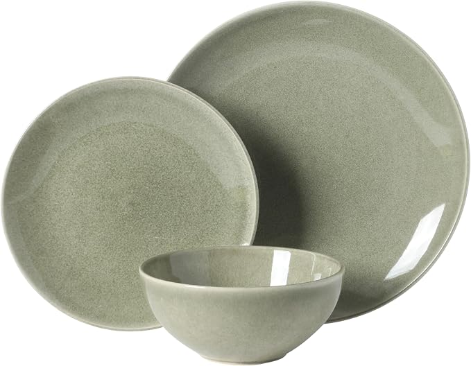 Gibson Elite Castle Peak Plates and Bowls Set, 12-Piece Dinnerware Set - Image 6