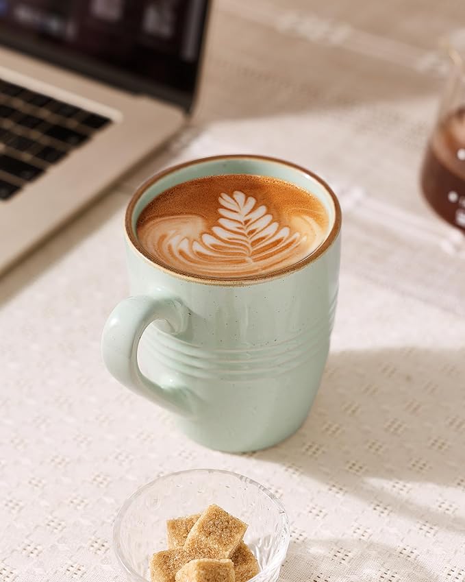 famiware Jupiter Coffee Mugs Set of 8, 13 oz Coffee Mug, Microwave and - Image 3