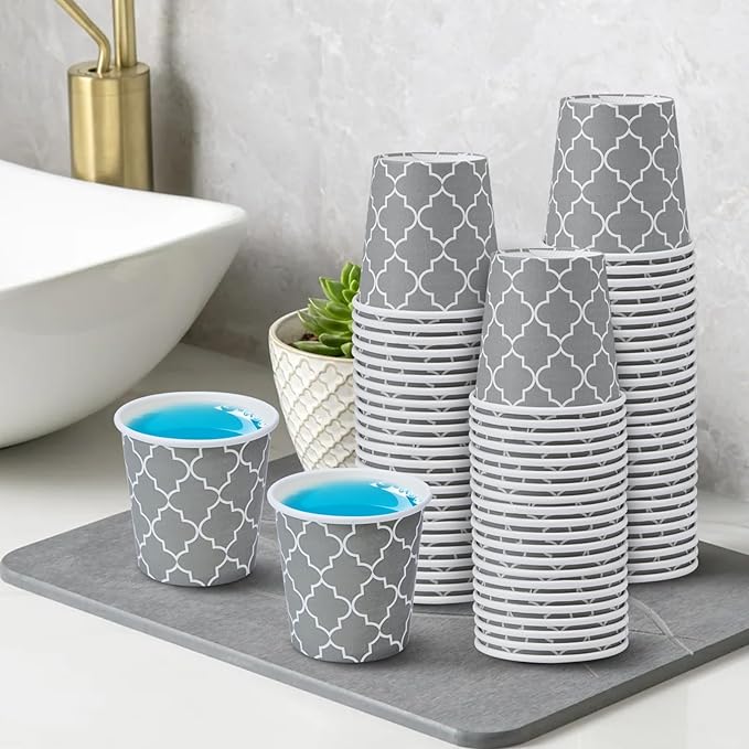Lamosi 600 Pack 4 oz Paper Cups, Disposable Paper Coffee Cup, Small Espresso Cups for Bathroom, Mouthwash, Home, Party and Office