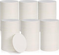 600 Pieces Disposable Paper Coasters, GOH DODD Thickened (1.5MM) 4 Inch Bar Coasters Bulk Absorbent Cardboard Blanks Doilies for Drinks DIY Arts Crafts Wedding Party Gifts Education, White, Round