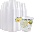 FOCUSLINE 200 Count 9 oz Clear Plastic Cups | Disposable Heavy Duty Hard by FOCUSLINE