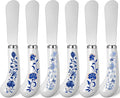 6 Pack Cheese Spreaders bulk 4.95" Stainless Steel Butter Knife by Yiyiring