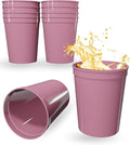 PartyPrints 10 Pack 16 oz Pink Reusable Blank Plastic Cups, Stadium Cups Bulk – by PartyPrints