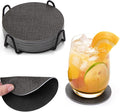 Faux Leather Drink Coasters by Chitomars