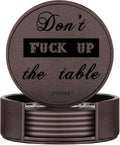 Funny Coasters, Thipoten Leather Coasters by THIPOTEN