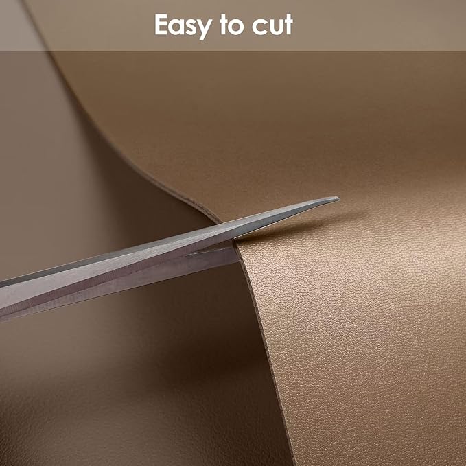 Table Protector Pad for Dining Room Table - Can Be Used On Both Sides Waterproof and Easy to Clean Good Flatness Used for Dining Table(Mud Color+Champagne Gold 46x96)