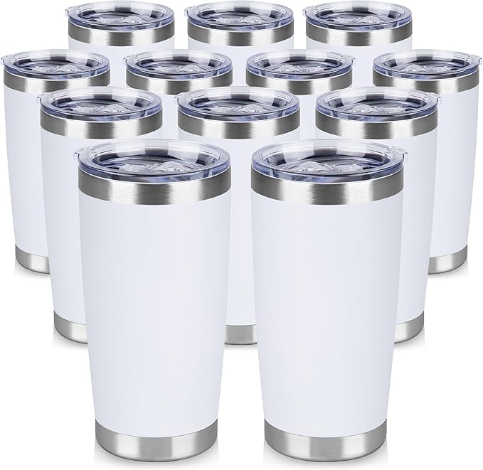 20 oz Tumbler Stainless Steel Tumblers Bulk by VQRRCKI