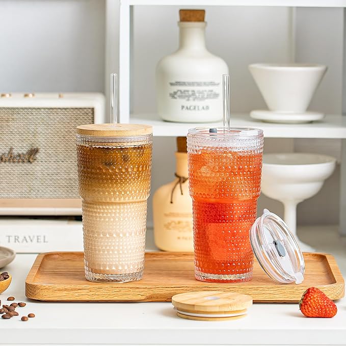 SoulTimes 20oz Hobnail Glass Tumbler - Image 2