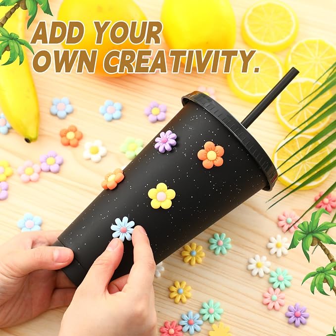 Honeydak 60 Pack Tumbler with Straw and Lid Bulk Cups - Image 3