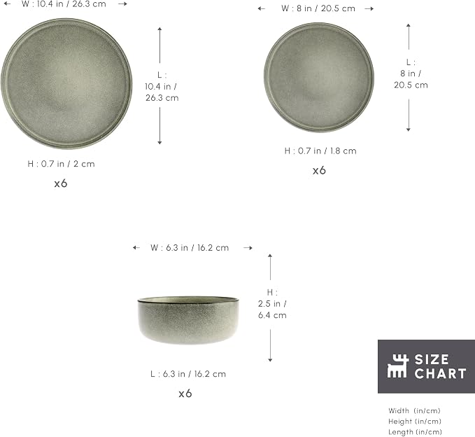 Karaca New Skal 18-Piece Dinnerware Sets - Image 2