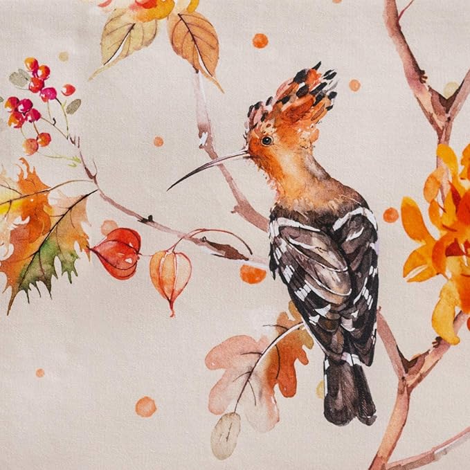 Maison d' Hermine Table Cloth Rectangle Table 100% Cotton 70 x 90 Inches Fall Tablecloth Reusable Everyday Use for Thanksgiving Christmas Decorations Dining Farmhouse Party (Kelim - Prairie)