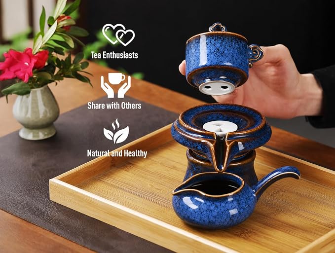 Chinese Tea Set, Japanese Gongfu Tea Set, Teapot Set - Image 5