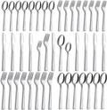 Hunnycook 40-Piece Silverware Set by Dedicatedtoenhancingyourdiningexperience