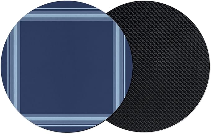 Vintage Simple Stripes Coasters Set of 2 Absorbent Coasters by Unknown