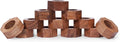 Acacia Wood Napkin Rings Set of 12 – Handmade Octagon Rustic Wooden Napkin by Lahumzco