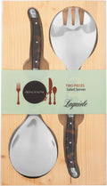 Laguiole Connoisseur Tortoise Shell Salad Servers Set by FrenchHomeLaguiole