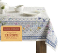 Maison d' Hermine Table Cloth Rectangle Table 100% Cotton 54 x 72 Inches Tablecloth Reusable Decorative for Dining Room Farmhouse Home Valentines Day Decorations Spring Summer - Faience