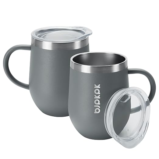 BJPKPK 2PCS Insulated Coffee Mug by BJPKPK