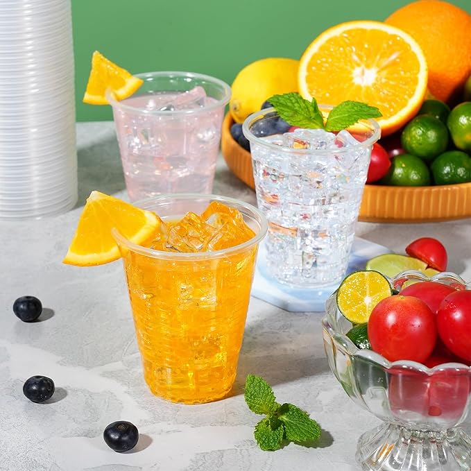 SIUQ 600 Pack 9 oz Plastic Cups, Thanksgiving, Events & Commercial Use - Image 2