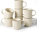 famiware Coffee Mug Set for 8, Star 12 oz Catering Mugs Cup Set by Famiware