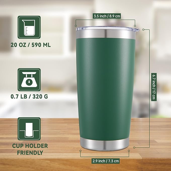 20 oz Tumblers Stainless Steel Tumbler - Image 4