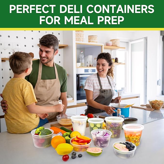 Dealusy 40 Set 24 oz Deli Containers - Image 6