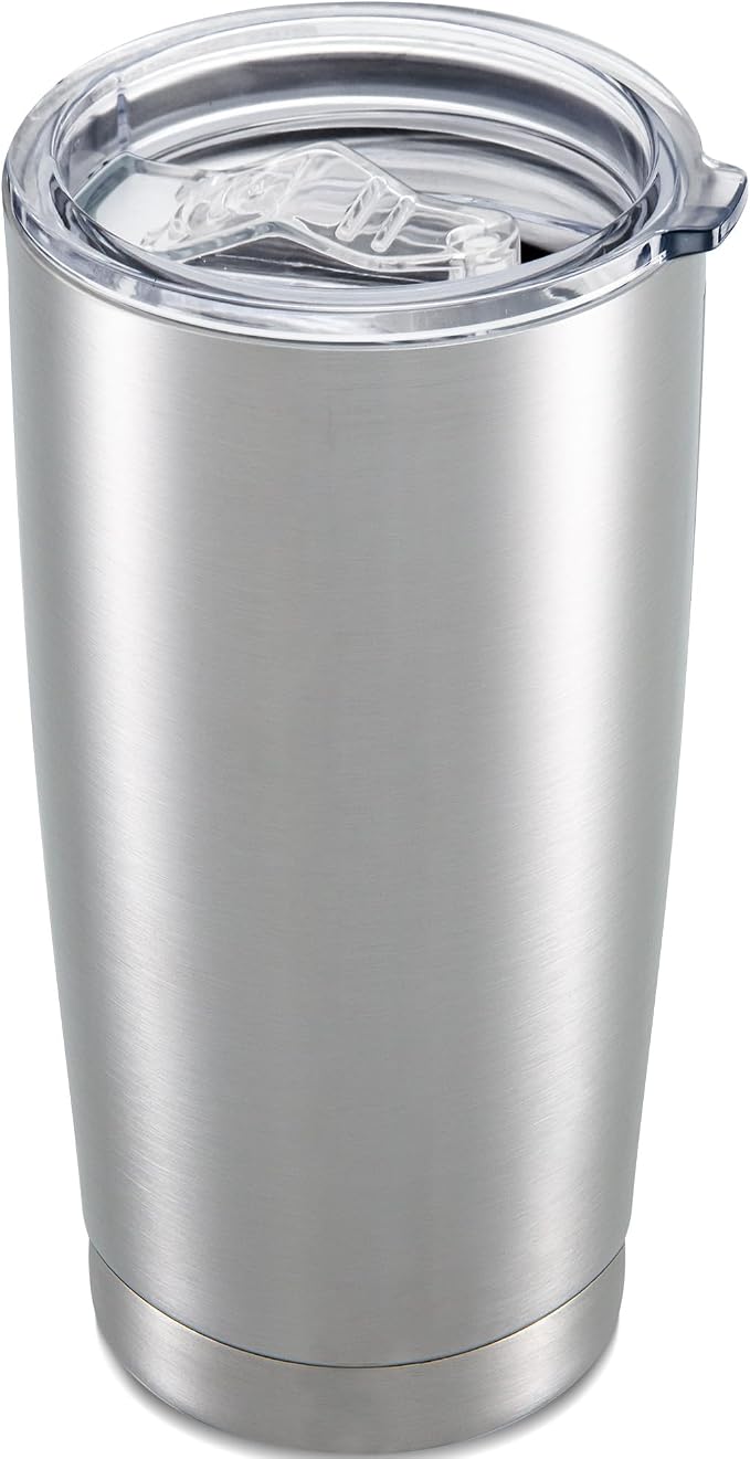 20 oz Tumbler with Lid Stainless Steel Insulated Tumblers Cups Travel Mug | by Orebigo