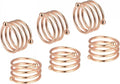 uxcell Metal Napkin Rings Set of 6, Spiral Napkin Ring Holder Buckle by uxcell