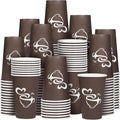 Clawsoff 16 oz 180 Count Paper Coffee Cups Disposable Hot Coffee Cups Brown | by BuyNow